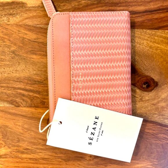 Sezane blush wallet NWT - Picture 3 of 5
